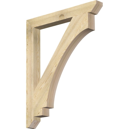 Ekena Millwork Imperial Slat Rough Sawn Bracket, Douglas Fir, 4"W x 36"D x 44"H BKT04X36X44IMP06RDF